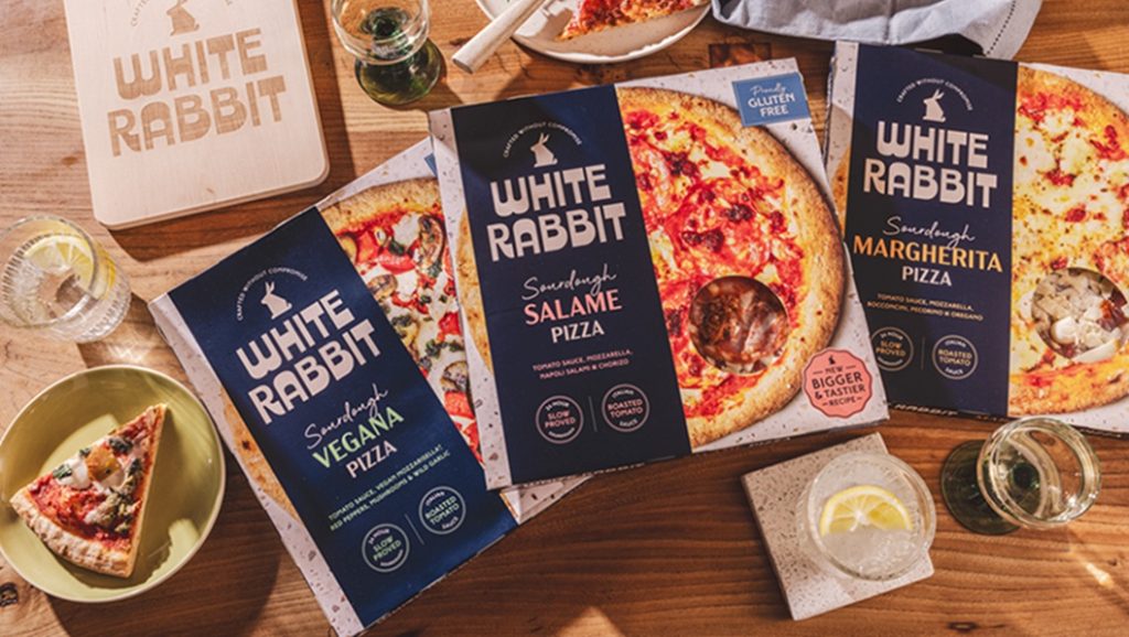 White Rabbit pizzas