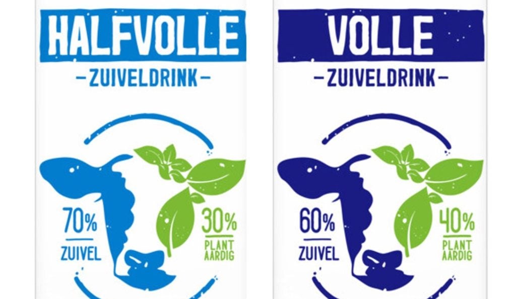 Albert Heijn "hybrid" milks developed with PlanetDairy and Farm Dairy Netherlands
