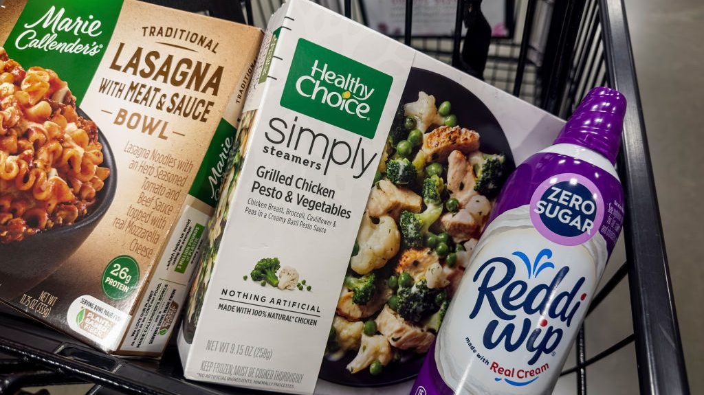 Selection of Conagra Brands food lines.