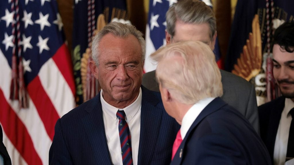 Robert F. Kennedy Jr., the US Health and Human Services Secretary, has said the guidelines would “stress the need to eat saturated fats, dairy, of good meat, of fresh meat and vegetables”. Credit: Heather Diehl / Staff via Getty Images