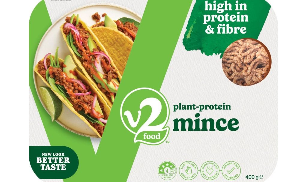 A pack of V2Food mince